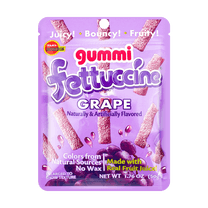 Fettuccine Gummy Candy Grape Flavor