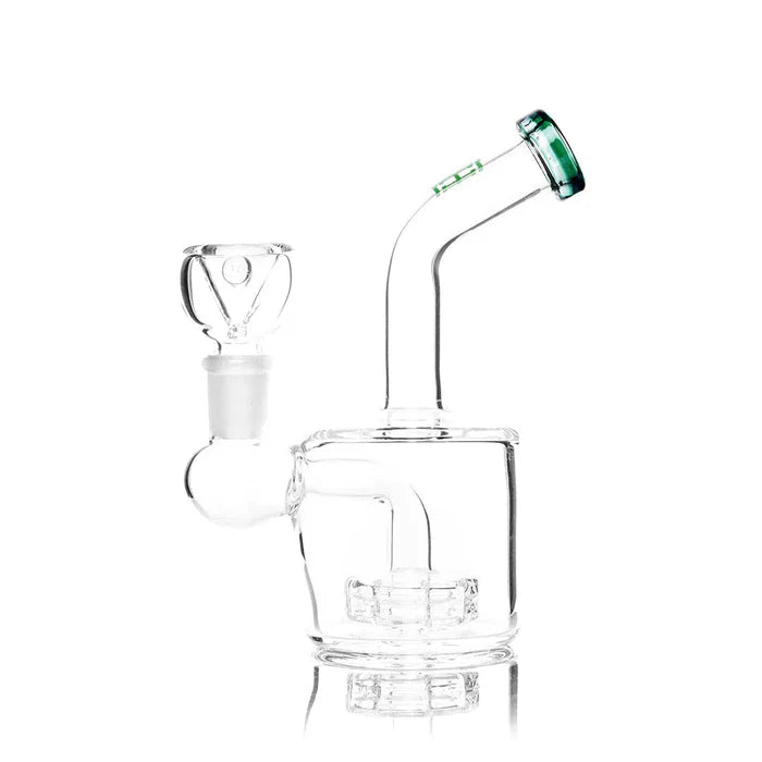 Hemper 6" Showerhead Puck Water Bubbler Waterpipe-Teal