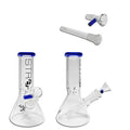 STR8 8" Beaker Bottom Water Pipe with Ice Catcher- Assorted Colors